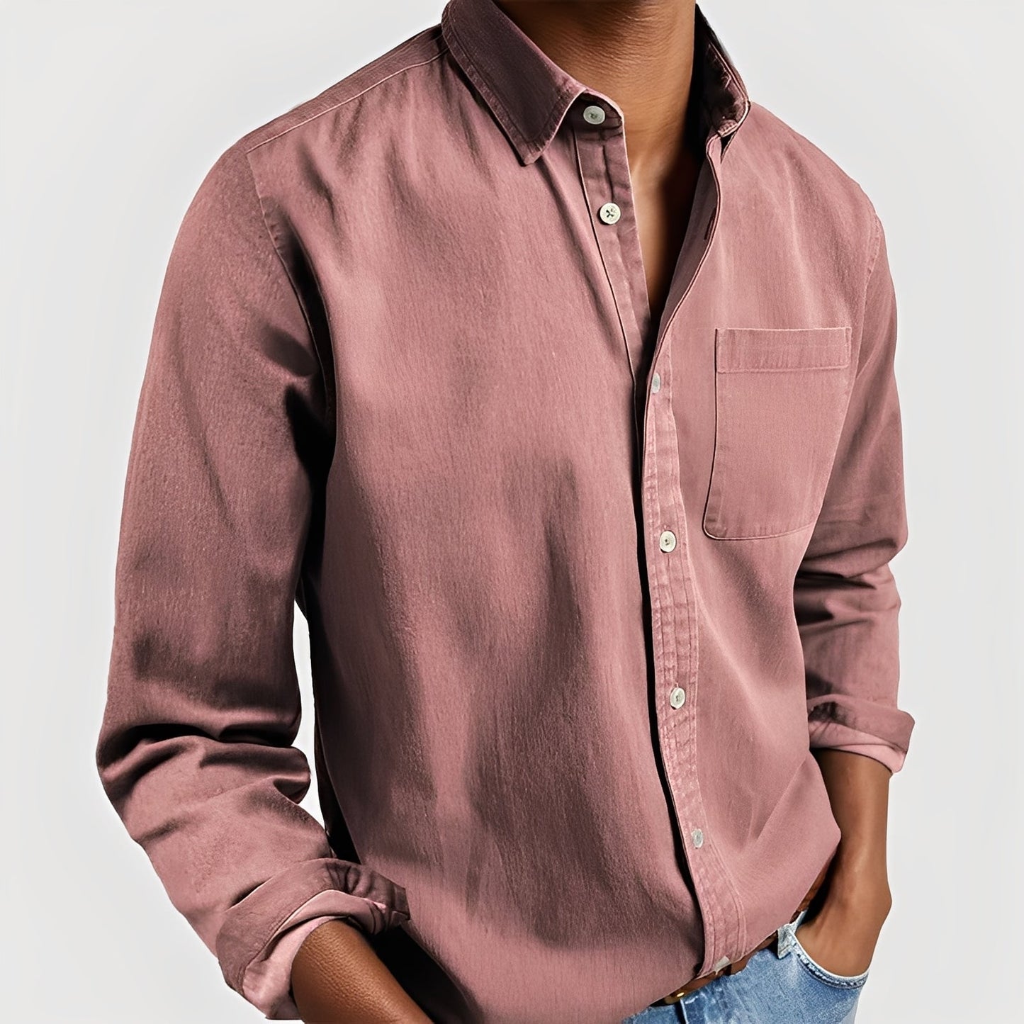 Magnolia Chemise Manche Longue Elegance
