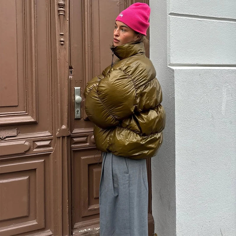 Monica Shiny Puffer Jacket