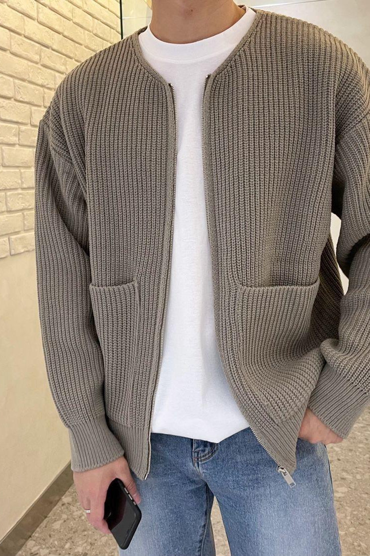 Afane – Strickjacke mit Reissverschluss