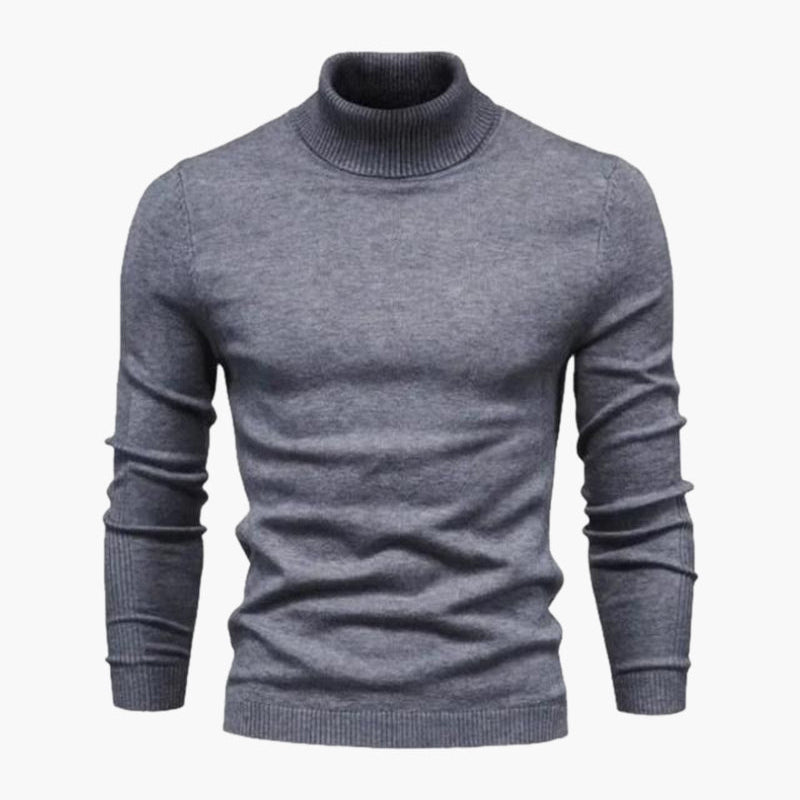 Agata – Schmal geschnittener Herren-Rollkragenpullover aus Feinstrick