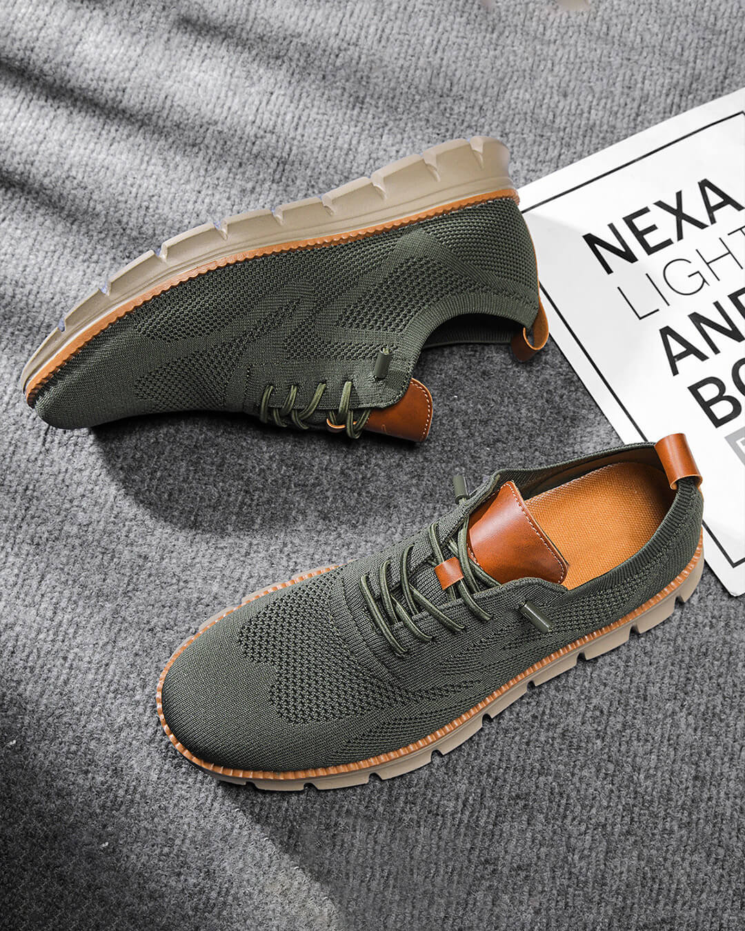 Adeltraud – atmungsaktive, rutschfeste Strick-Sneaker