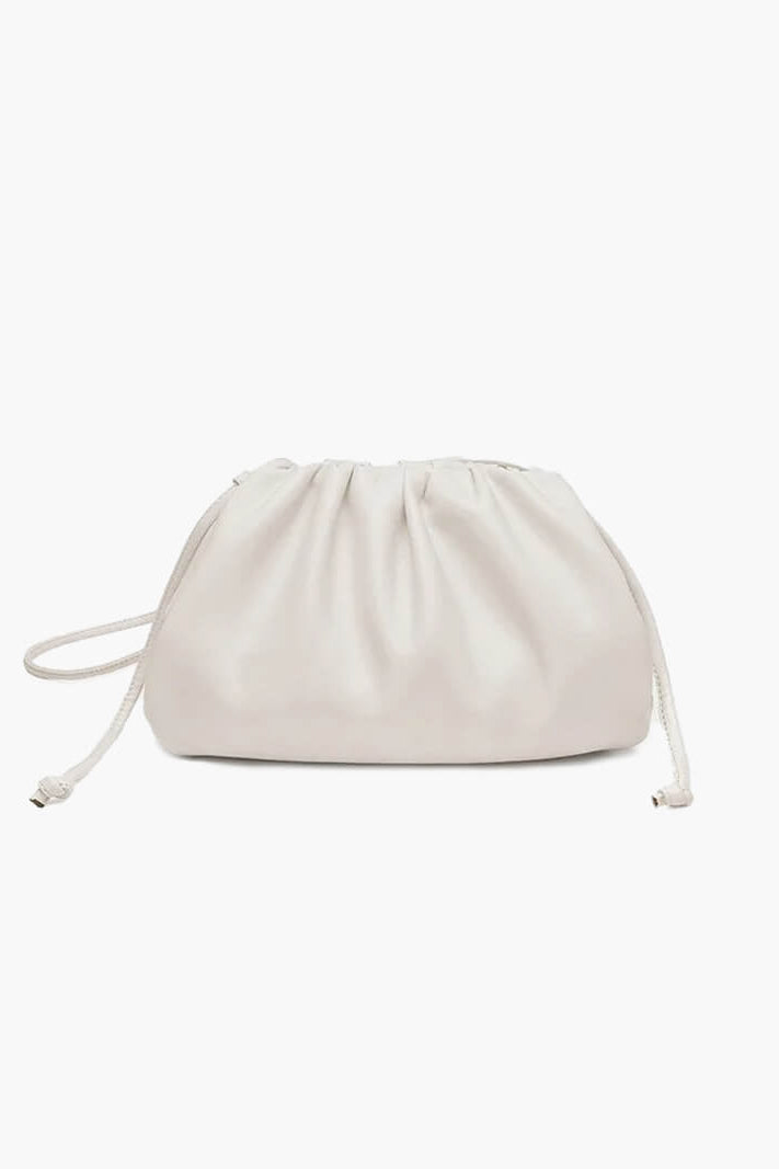 OLANE Classic Vegan Leather Crossbody Pouch WhiteBag