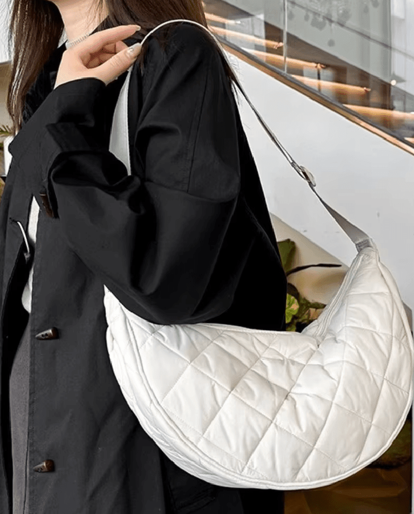 OLANE Half-Moon Crossbody Belt Bag DarkbrownBag