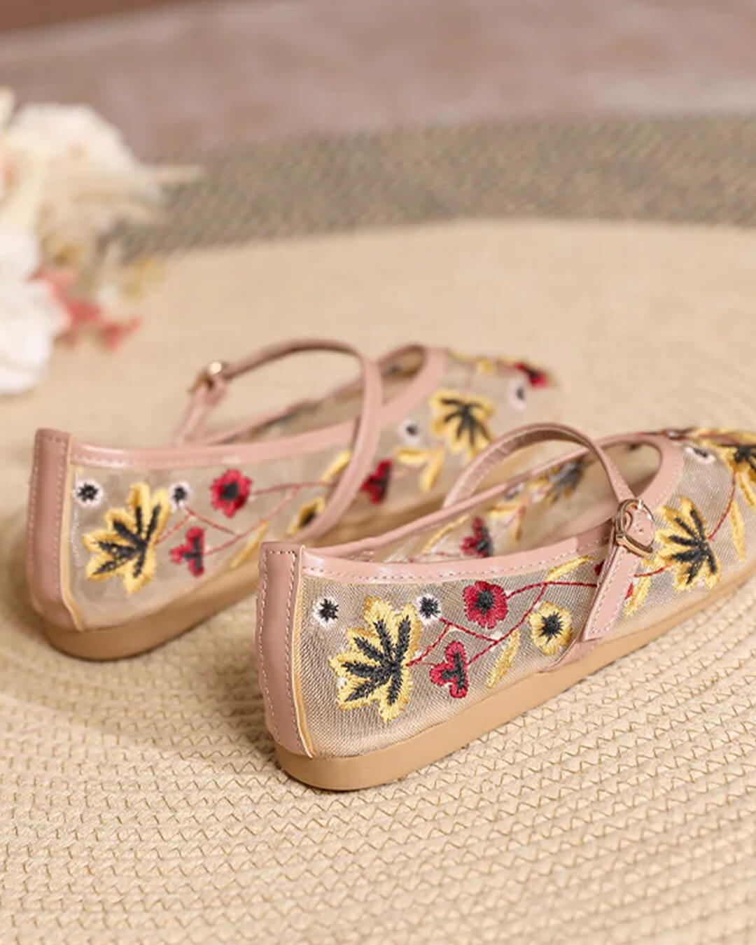 Kate – bestickte Ballerinas