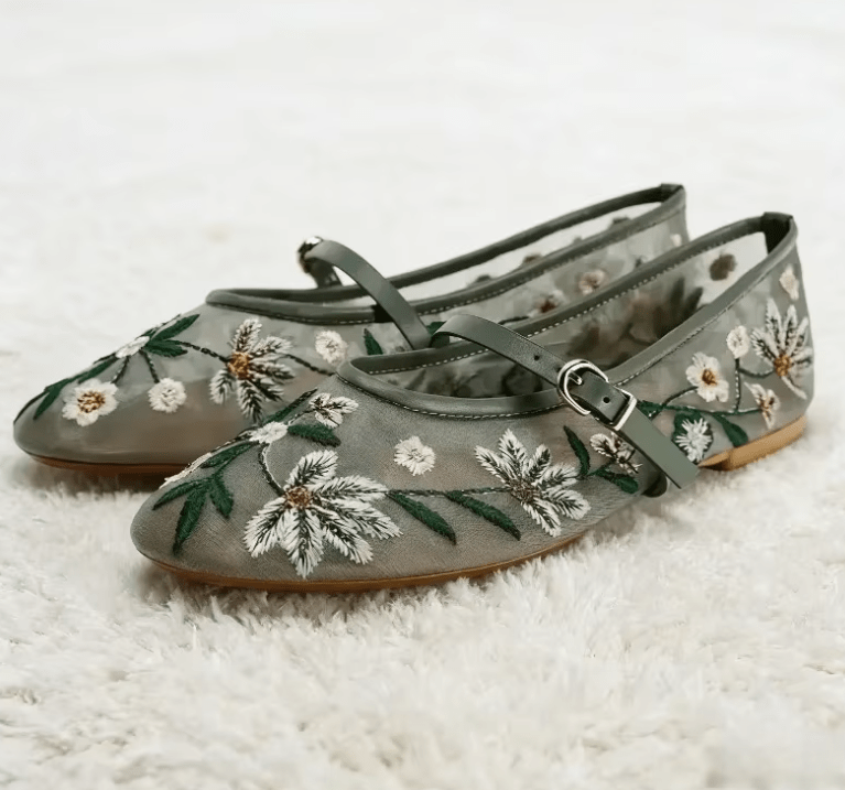 Kate – bestickte Ballerinas