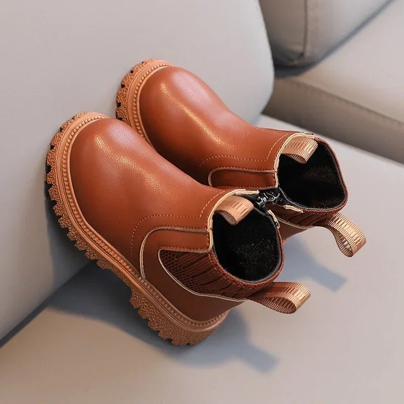 Aevara – Kinder Winterlederstiefel