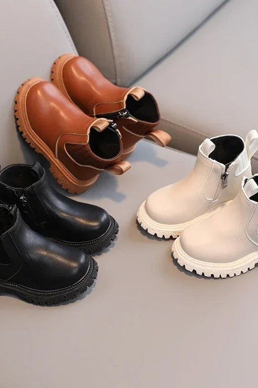 Aevara – Kinder Winterlederstiefel