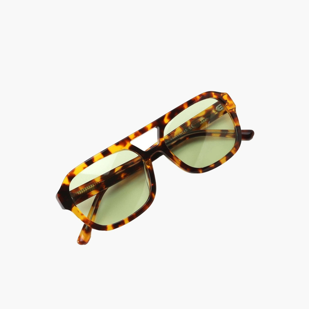 OLANE Oversized Cat-Eye Sunglasses Tortoise / GreenSunglasses