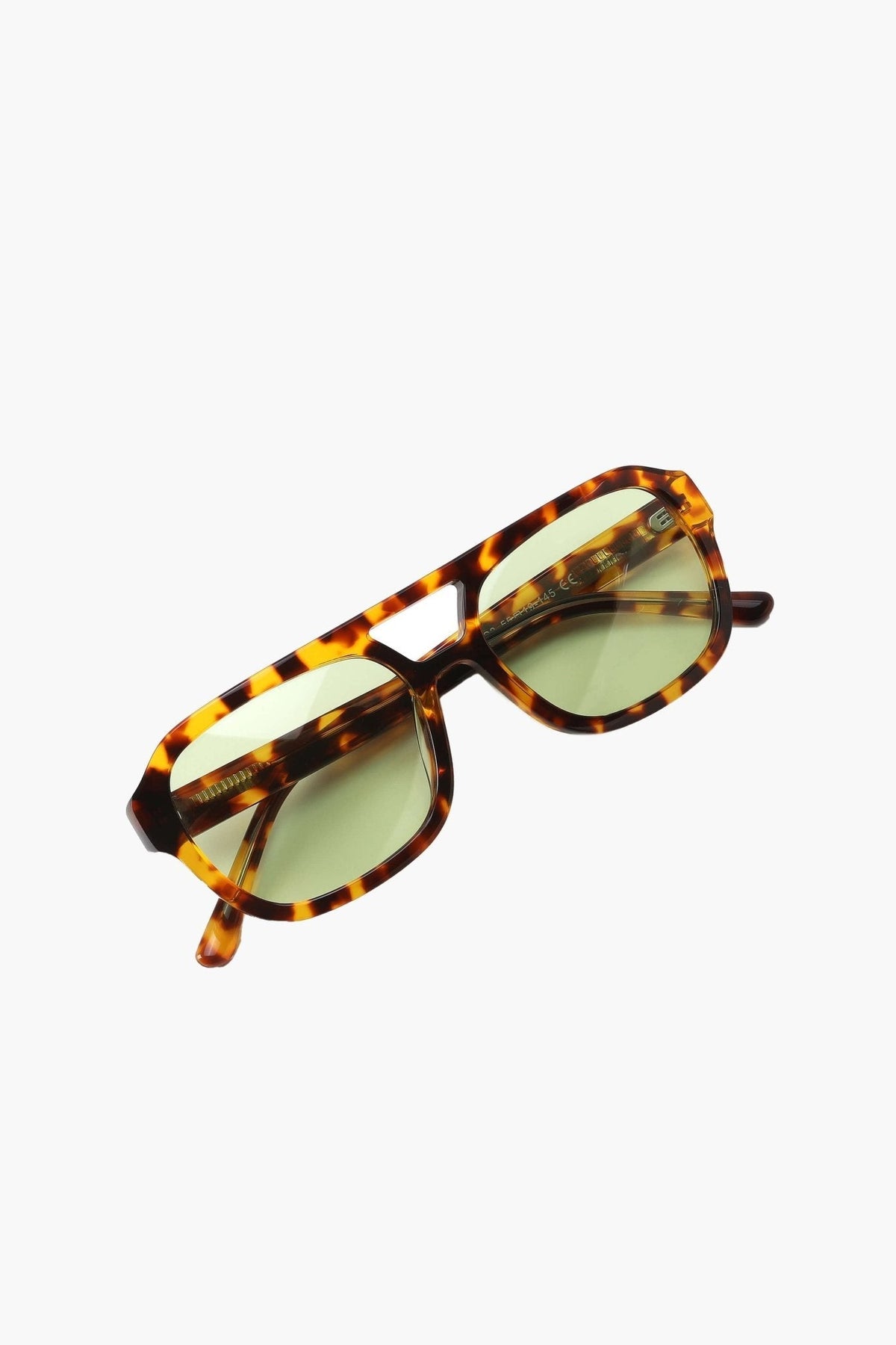 OLANE Oversized Cat-Eye Sunglasses Tortoise / GreenSunglasses