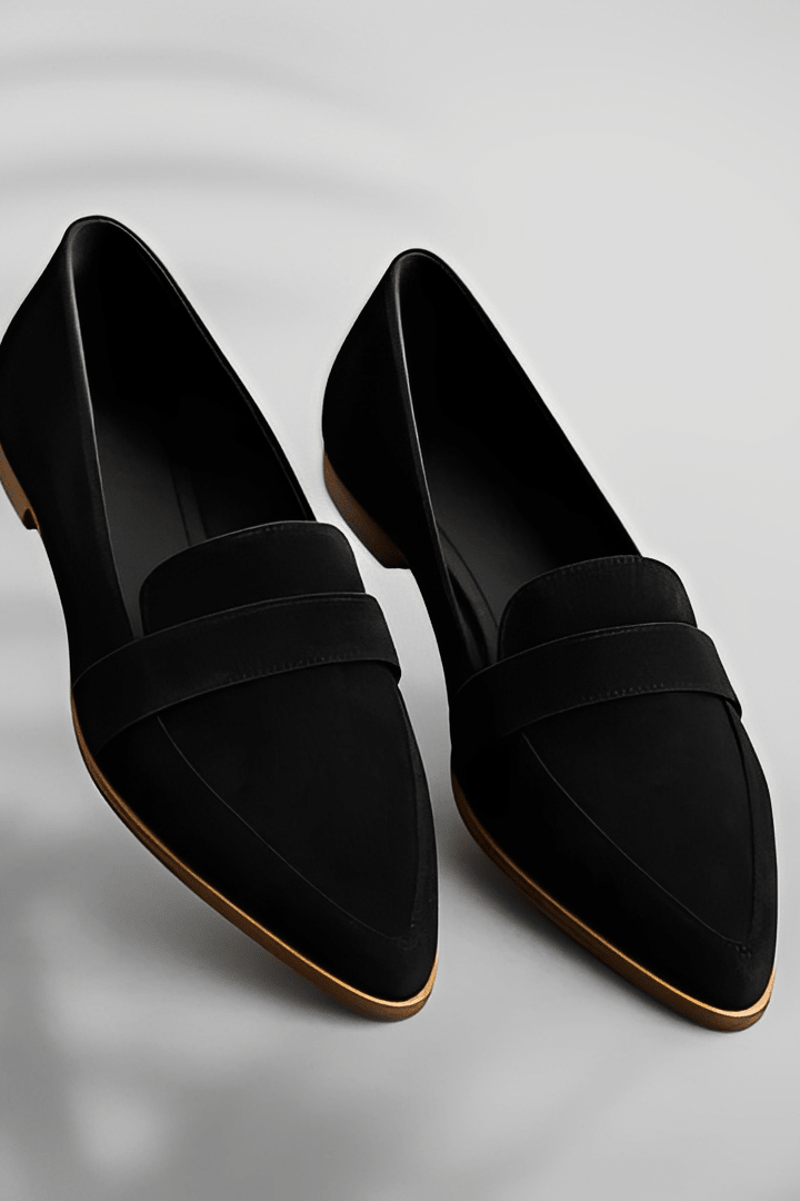 OLANE Pointed Toe Slip - On Orthopedic Shoes Black35Women's Shoes