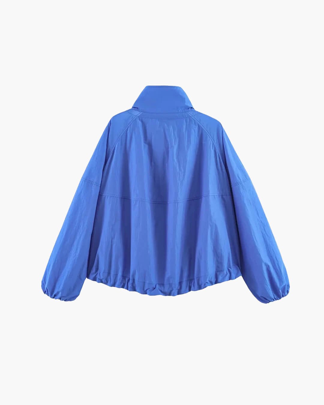 OLANE Stand Collar Zip-Up Windbreaker Jacket BlueXSJacket