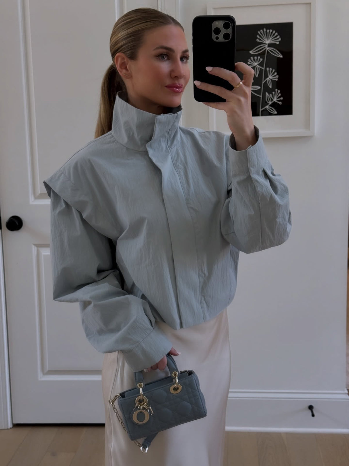 Stilvolle kurze Windjacke