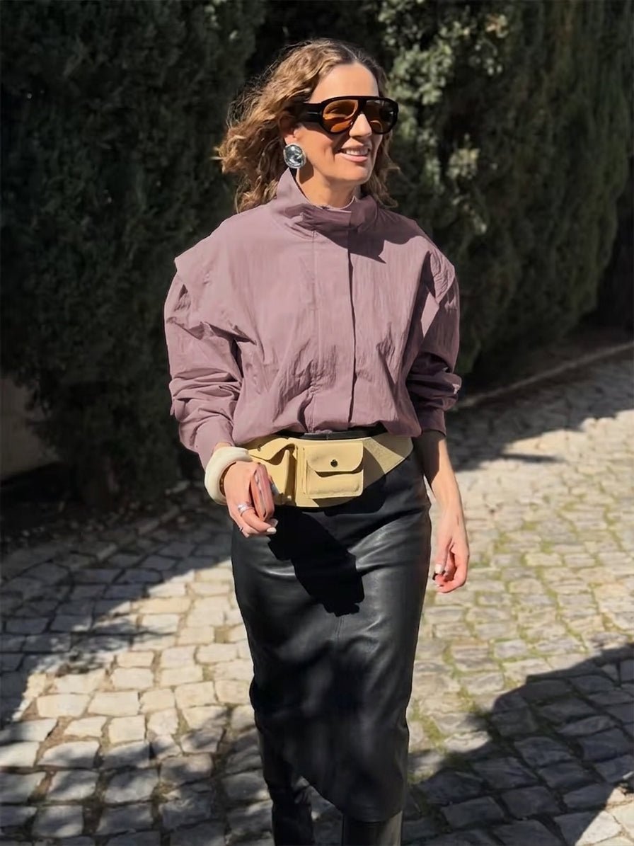 Stilvolle kurze Windjacke