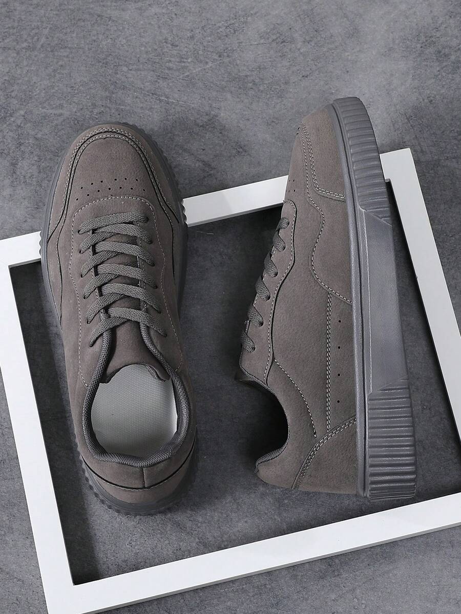 Aheda – Schnür-Sneaker aus Wildlederimitat