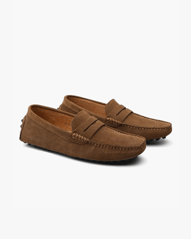 Aheza – Velours-Pennyloafer zum Hineinschlüpfen