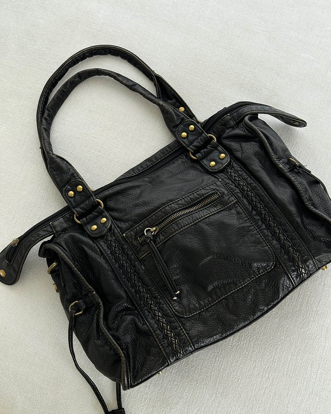 Veganer Schultertasche