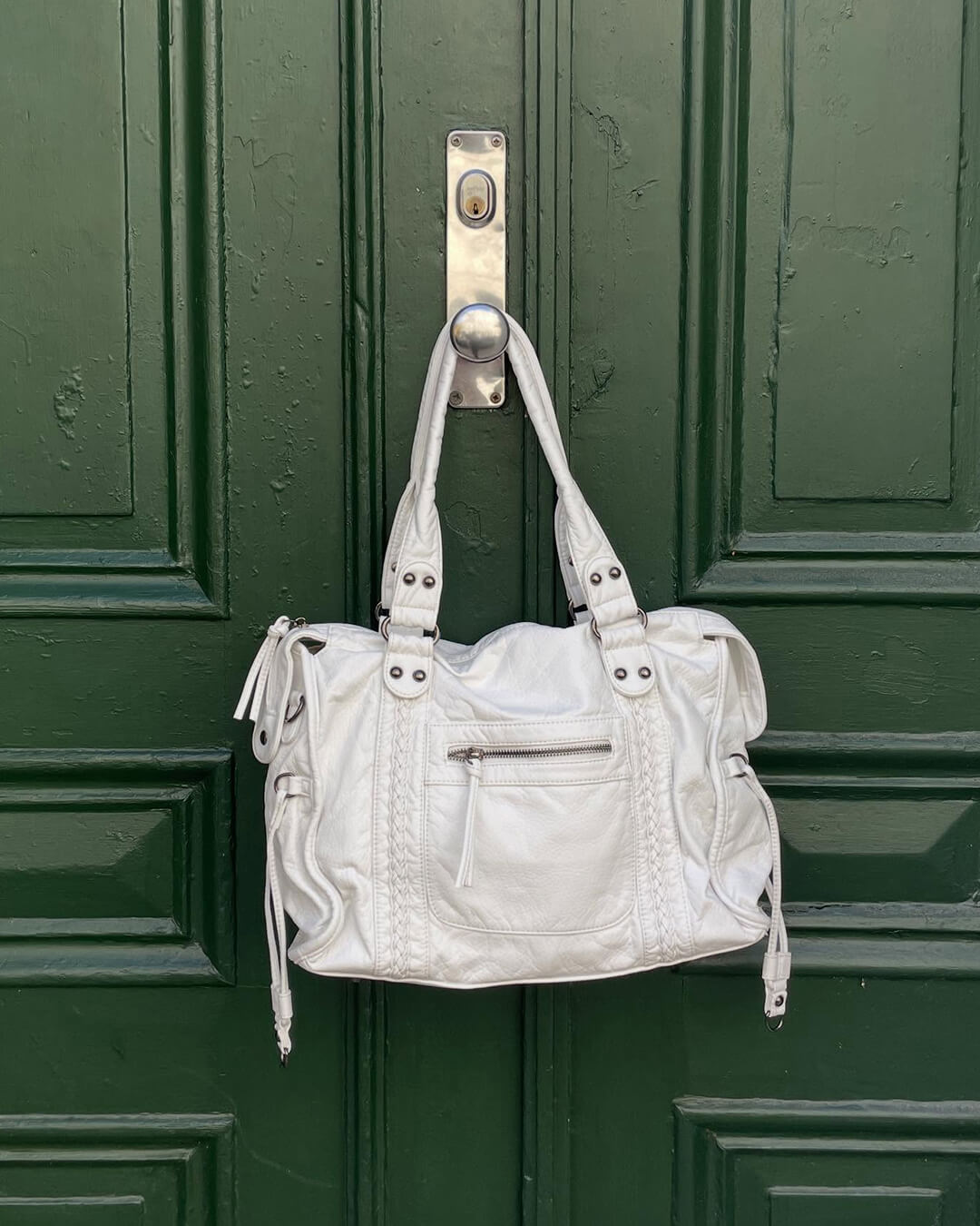 Veganer Schultertasche