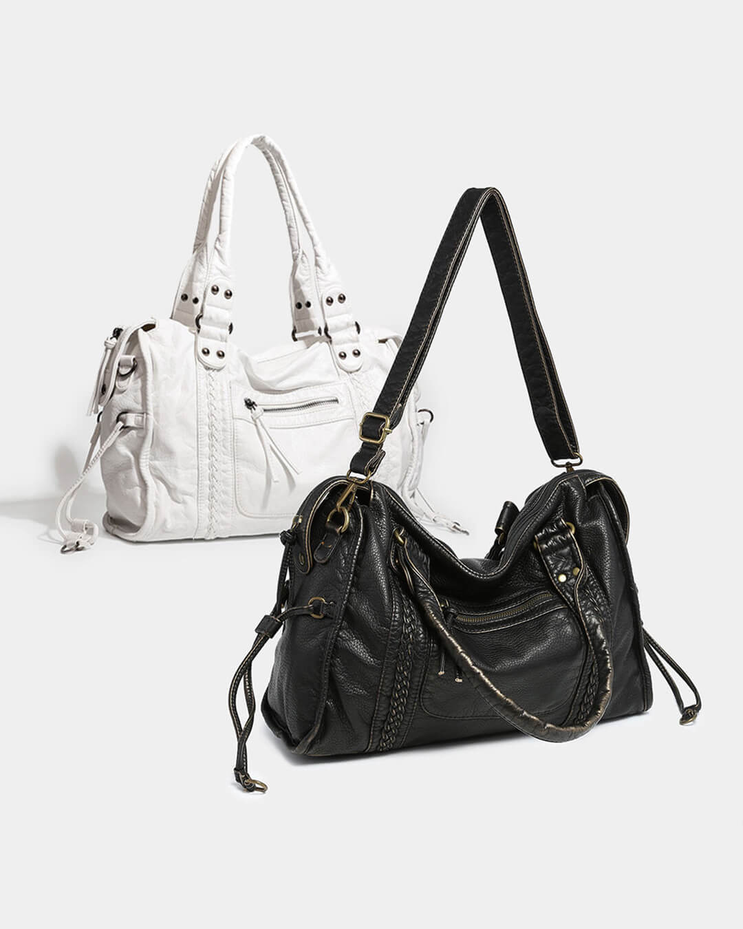 Veganer Schultertasche