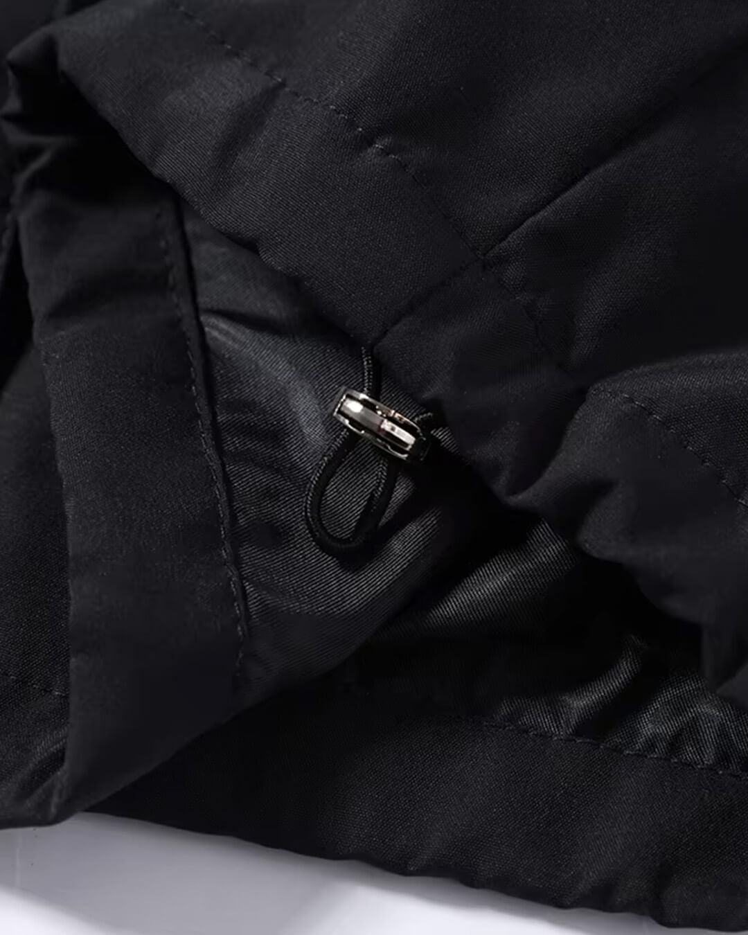 OLANE Zip Up Slouchy Cropped Jacket BlackSJacket