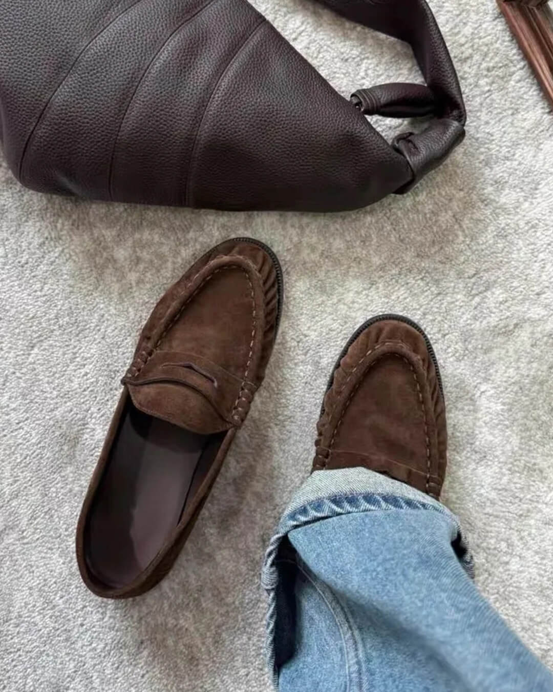 Classic Vegan Leather Slip-On Loafers