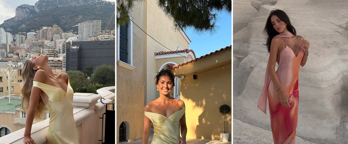 Satin am Abend: ein eleganter Stoff für den September