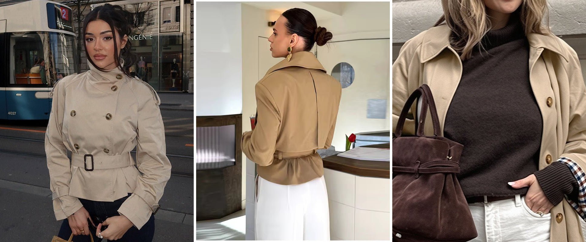 Der Oktober-Trenchcoat: Vier Outfits, eine zeitlose Lage