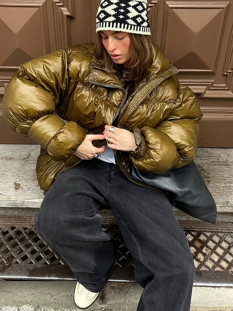 Monica Shiny Puffer Jacket