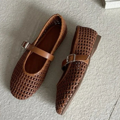 Luana Mesh Ballet Flat Pumps