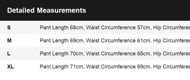 Size Guide