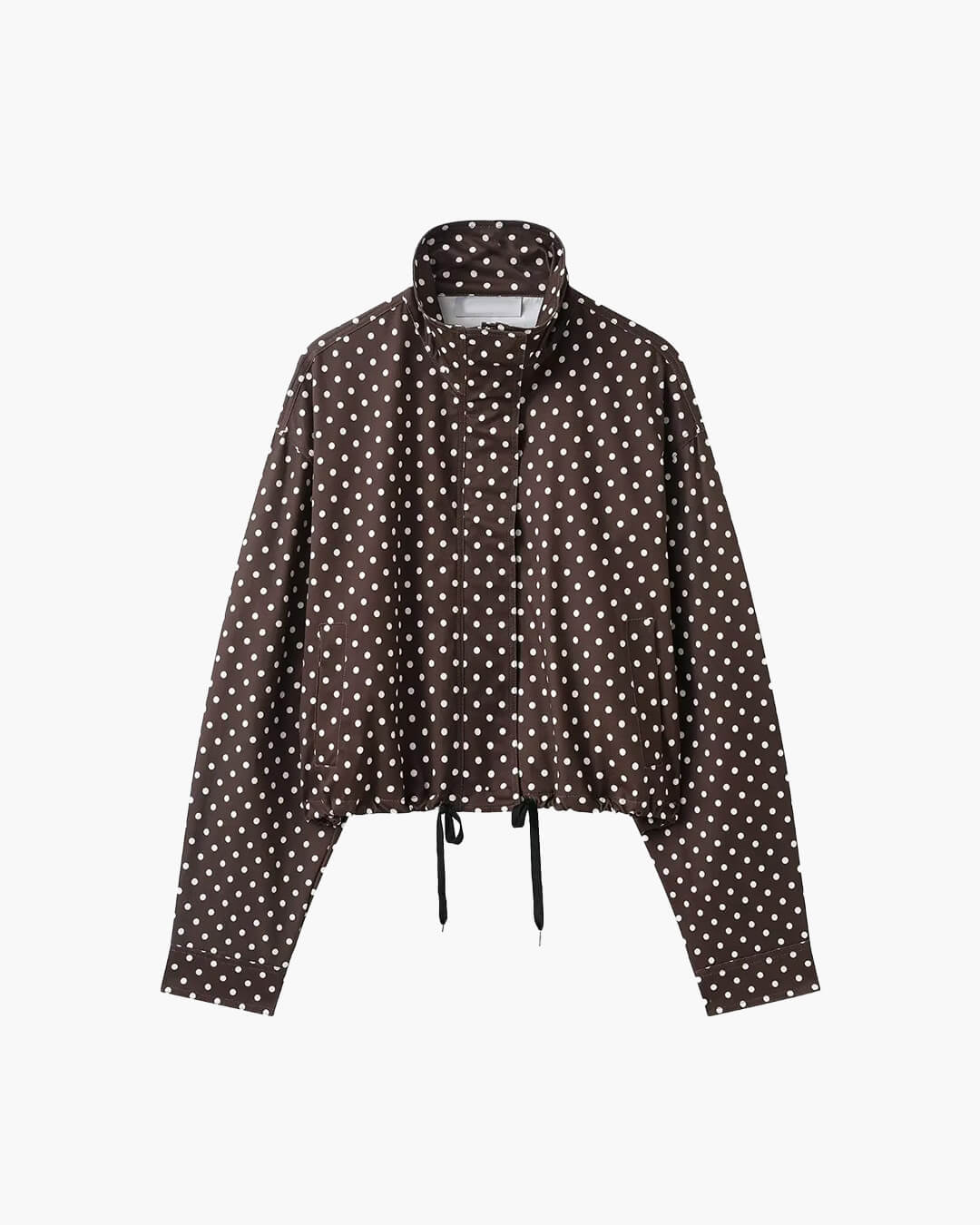 OLANE Annie Tailored Polka Dot Jacket BrownXSWomen's Coats & Jackets