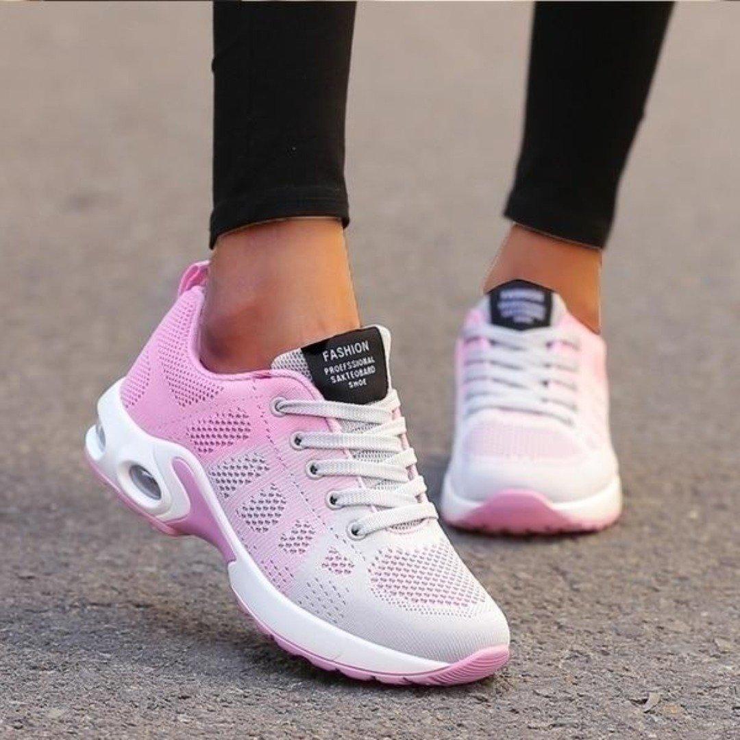 Olane Brand Lightweight Orthopedic Walking Shoes Light Pink35Walking Shoes