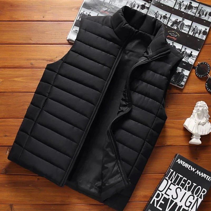Olane Brand Padded Puffer Vest BlackMVests