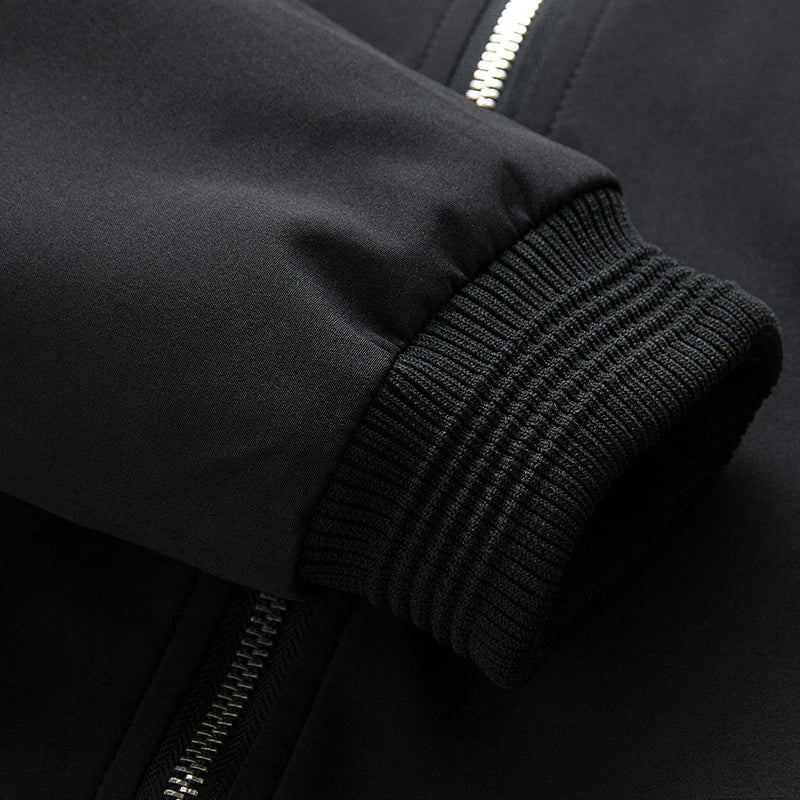 Olane Brand Slim Fit Thin Bomber Jacket Black4XLBomber Jackets