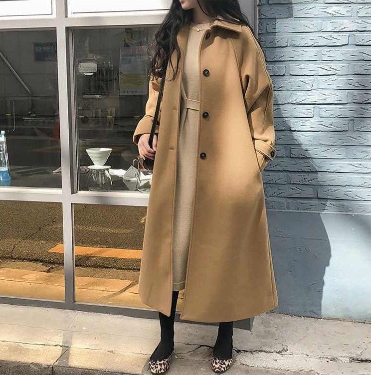 Olane Brand Waterproof Long Puffer Coat BeigeSCoats