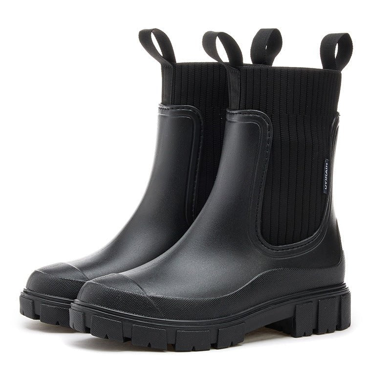 Ahlisa – Wasserdichte Regenstiefel mit niedrigem Schaft