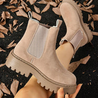 Ahliya Waterproof Suede Leather Boots