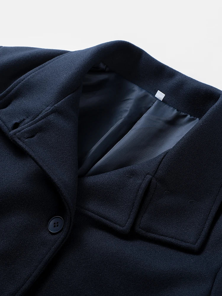 Olane Brand Winter Cape Collar Coat BeigeSCoats & Jackets