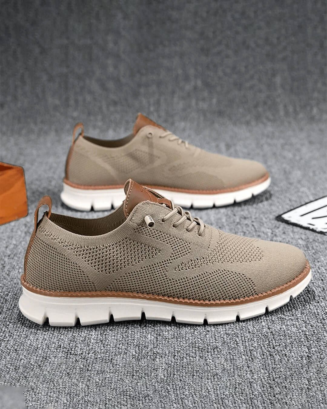 Adeltraud – atmungsaktive, rutschfeste Strick-Sneaker