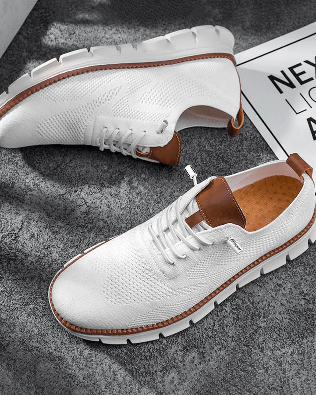Adeltraud – atmungsaktive, rutschfeste Strick-Sneaker
