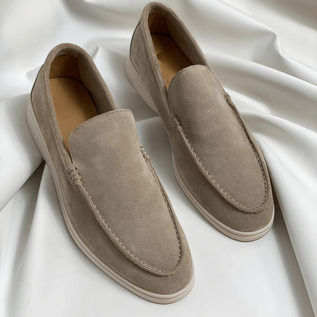 OLANE Comfortable Slip - On Premium Loafers Khaki39Men's Shoes