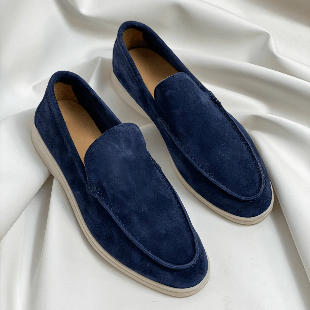 OLANE Comfortable Slip - On Premium Loafers Navy Blue39Men's Shoes