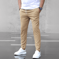 Aetria High-Waist Stretch Drawstring Trousers
