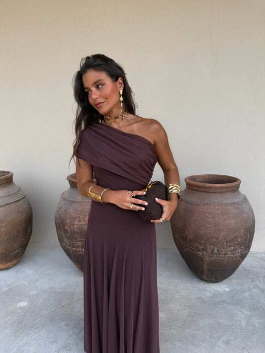 OLANE Mara Mesh Maxi Dress XSWomen's Dresses