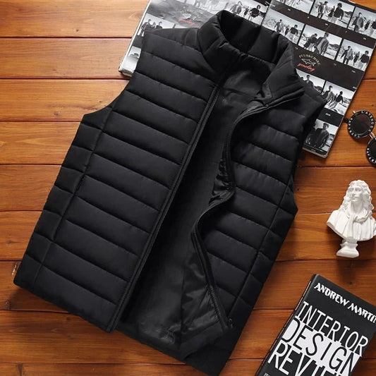 OLANE Padded Puffer Vest BlackMMen's Coats & Jackets