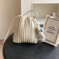 Plissierte Crossbody Mini Bag