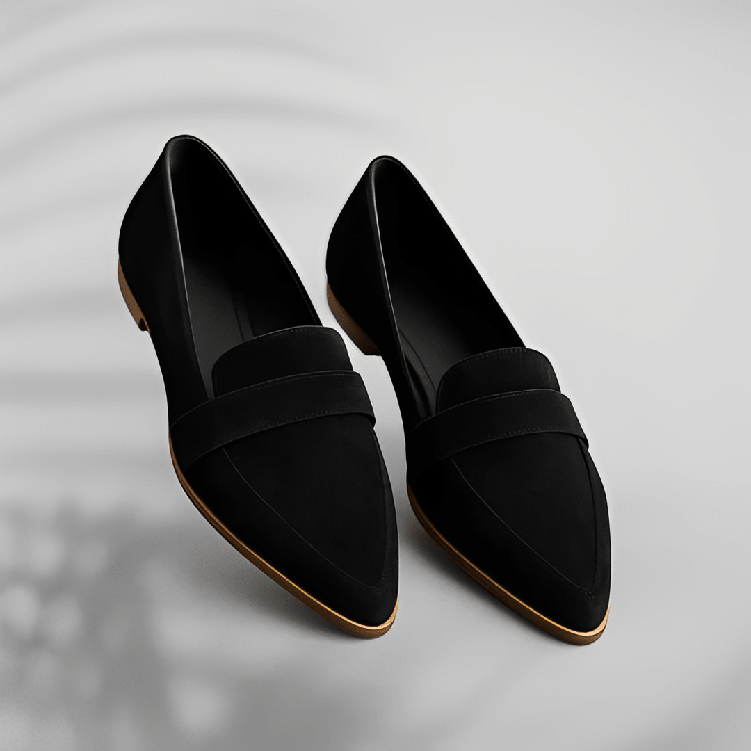 OLANE Pointed Toe Slip - On Orthopedic Shoes Black35Women's Shoes