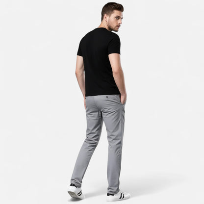 OLANE Slim - Fit Stretch Cotton Chinos GreySMen's Bottoms