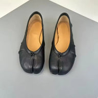 Mules in similpelle con punta divisa Laura