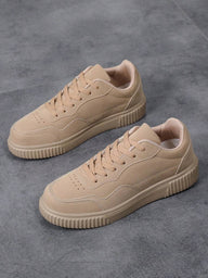 Aheda – Schnür-Sneaker aus Wildlederimitat
