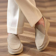 Ahela Modern Slip-On Suede Loafers
